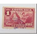 Costa Rica Stamp Scott #C24, Used