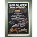 1980 Monogram Model Ad, Batlestar Galactica Buck Rogers
