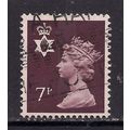 Northern Ireland GB 1978 7p Purple Brown Machin...