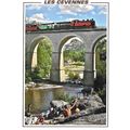 9604: Paysages des Cévennes ... (Gard) Le Train...