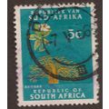 SOUTH AFRICA, Baobab Tree and Flower, blue 1973...