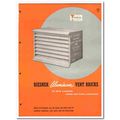 RIESNER VENT BRICK CORP 1958 cast aluminum iron...