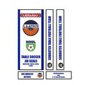 Tabletop Football Subbuteo Box Label LA Aztecs ...
