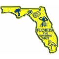 Florida State Map Fridge Magnet