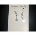 Dumbbell earrings weight training lifting keep ...