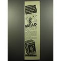 1932 Brillo Pads Ad - A grindstone will clean y...