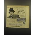 1959 American Express Travelers Cheques Advertisement - Richard Widmark