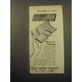 1959 Saks Fifth Avenue Cigarette Case Ad - Music for smoking
