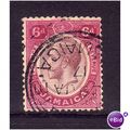JAMAICA 1920 SG 64b 6d DULL PURPLE AND BRIGHT M...