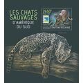 CENTRAL AFRICA 2013 SHEET MNH WILD CATS SOUTH A...