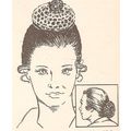 Crochet Hair Pattern Hair Bun In Crochet