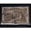 Used 237 10c Columbus Presenting Natives Just C...