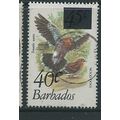 barbados stamps sg683 bird surcharge sg 683 a