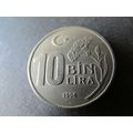 1994 TURKEY TEN BIN LIRA FREE POST. M