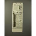 1913 Parker No 23 1/2, 20 Fountain Pen Ad - Lea...