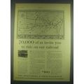 1930 The Baltimore & Ohio Railroad Ad - 70,000 ...