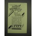 1930 The Drake Hotel Ad - One Of World's Great ...