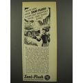 1940 Sani-Flush Cleaner Ad - White Man Need