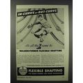 1943 Walker-Turner Flexible Shafting Ad - In-Curve