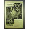 1946 General Electric X-Ray Ad - Microradiography
