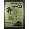 1975 United Van Lines ad - Unforgettable Move