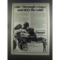 1982 Damart Underwear Ad - Ride Even Through Winter