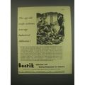 1949 Bostik Adhesives and Sealing Compounds Ad - The age-old crafts welcome