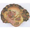 Vintage Satsuma Moriage Phoenix Dish or Plate, ...