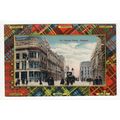 St Vincent Place Glasgow Postcard Cameron Tartan