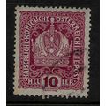 AUSTRIA 1916 IMPERIAL AUSTRIAN CROWN 10H RED SG...