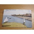 1918 fr postcard - Marine Lake, Southport - Sefton
