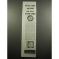 1933 Telechron Consort and Daphne Clocks Advert...