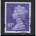 GB 2014 QE2 97p Bluish Violet security Machin (...