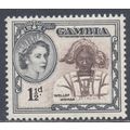 Gambia Scott 155 - SG173, 1953 Elizabeth II 1.1...