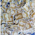 100 used definitive postage stamps 50 p uncheck...