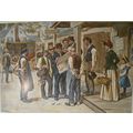 Politics by A. B. Frost. Hand-colored. Original...