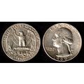 USA Qarter Dollar 1960 Coin Eagle Washington 25c