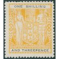 New Zealand 1955 1s.3d. yellow & black Wmk inve...