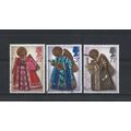 GB.1972 Christmas.Angels set of 3.Fine Used.Aug25