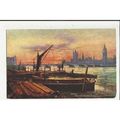 7227 LONDON Westminster Bridge Tuck Oilette Pos...