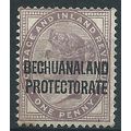 Bechuanaland Protectorate 1897 SG61 1d Lilac Mo...