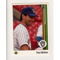 1989 Upper Deck Paul Molitor baseball card #525...