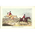Sports FOX HUNTING Art Postcard