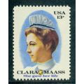 1699 13c Clara Maass Fine MNH MA0654