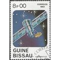 GUINEA BISSAU, SPACE, Satellite solar panels, blue 1983, 8p00