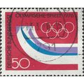GERMANY, OLYMPICS, Innsbruck, Mountain Slope, red 1976, 50pf, #4