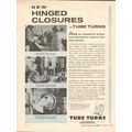 CHEMETRON CORP 1962 Turn-Tube hinged closures a...