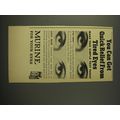 1950 Murine For Your Eyes Advertisement - You can get quick relief
