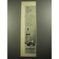 1956 Hennessy Cognac Ad - Make mine Hennessy Flaming Caf