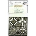 Erica Fortgens. Embossing Stencil. Patchwork 2....